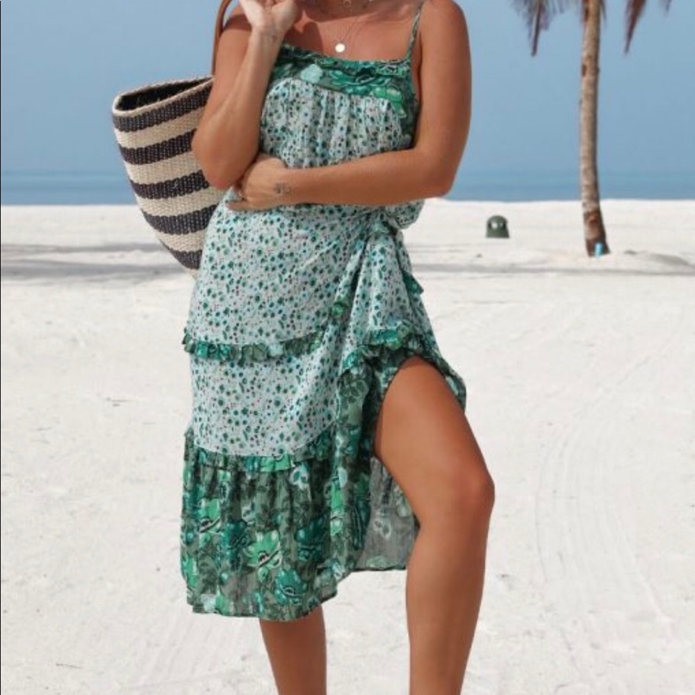 Boho midi dress